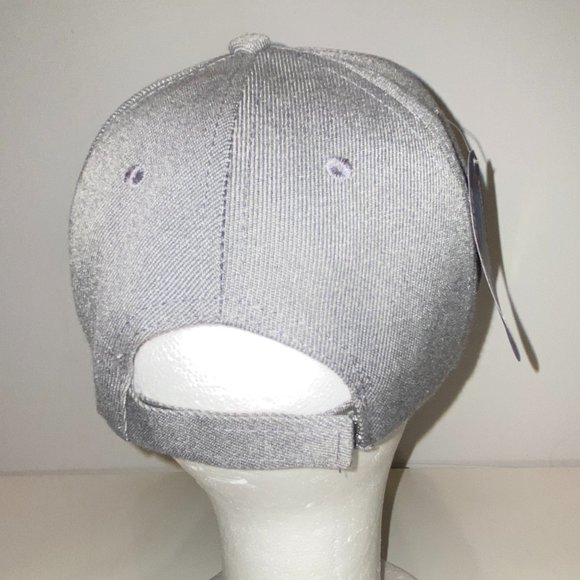 NEW Adult Embroidered USA Eagle Patriotic Light Grey Baseball Cap Adjustable - Picture 4 of 4